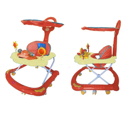 Evergreen Fine plastic 8 wheels with fun toys Stroller Walker For Babies price in Pakistan