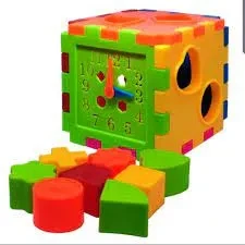 Multifunctional Early Learning Cube Toddler Baby Box Electronic Gear Clock Geometric Blocks Sorting price in Pakistan