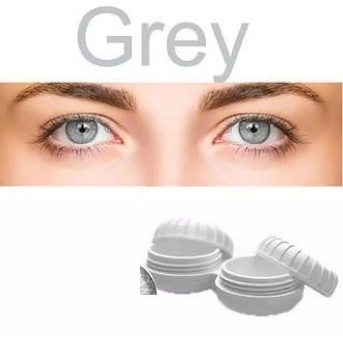 Pair of grey Contact Lenses plus kit – Free Delivery price in Pakistan