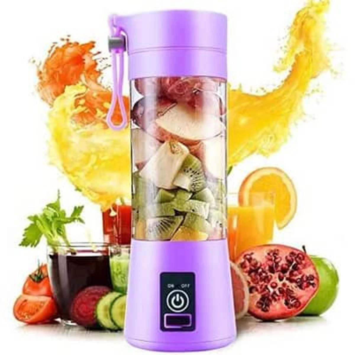 Portable Electric Juicer 380ml Automatic Wireless Fruit Extractor Mini Juice Cup USB Rechargeable Juice CUP price in Pakistan