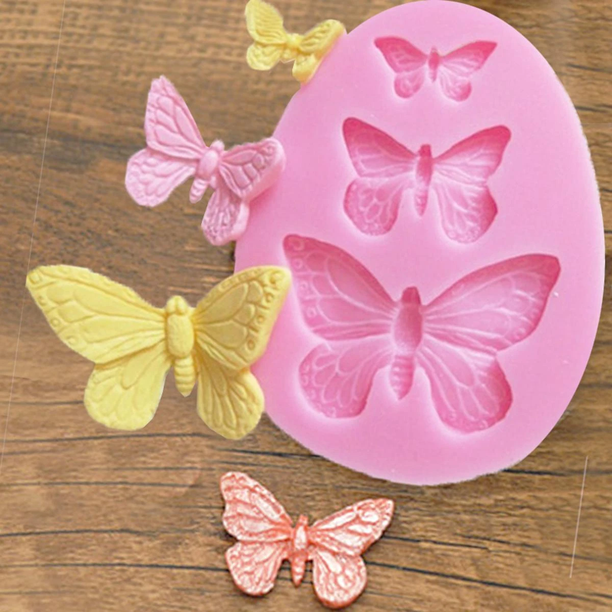 Butterfly Mold Silicone Baking Accessories 3D DIY Sugar Craft Chocolate Cutter Mold Fondant Cake Decorating Tool price in Pakistan