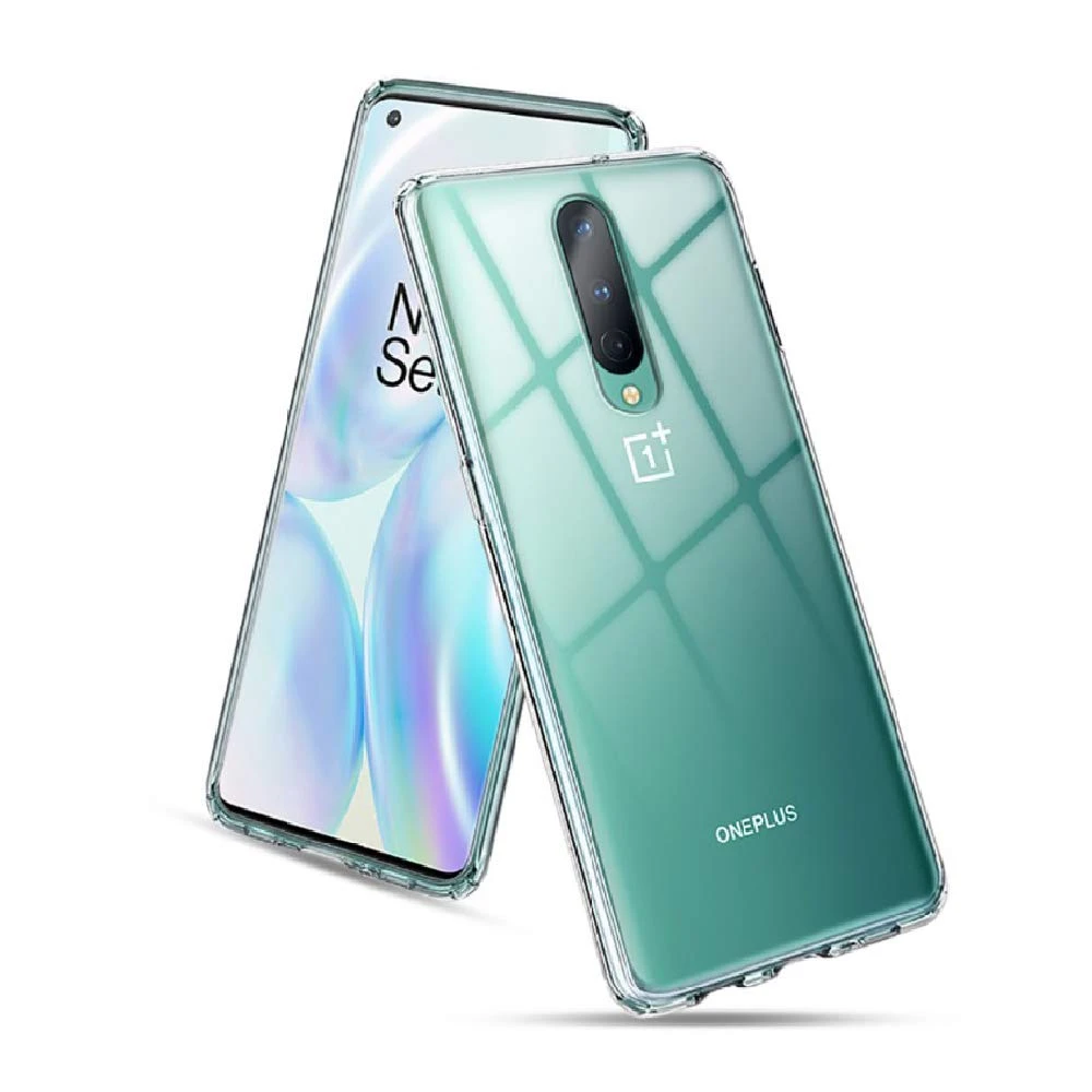 Oneplus 8 Back Cover Transparent Extra Bumper Anti Shock Soft Crystal Clear Cover For Oneplus 8 price in Pakistan