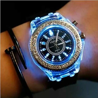 Stylish multi steps light watch for Children Boys and girl price in Pakistan