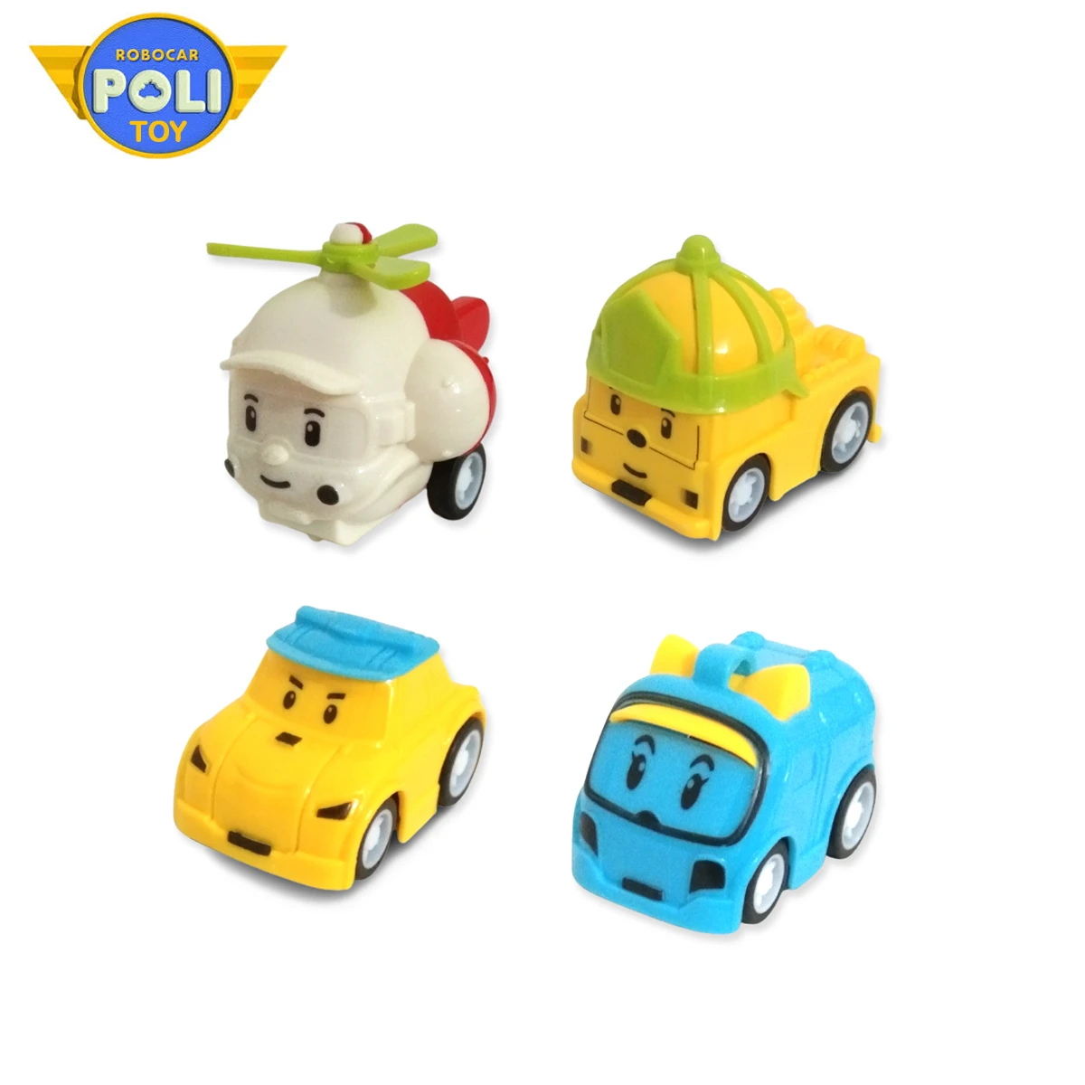 4 Pcs – Robocop Poli Rescue Team Pull-Back Mini Vehicle Toy Set price in Pakistan