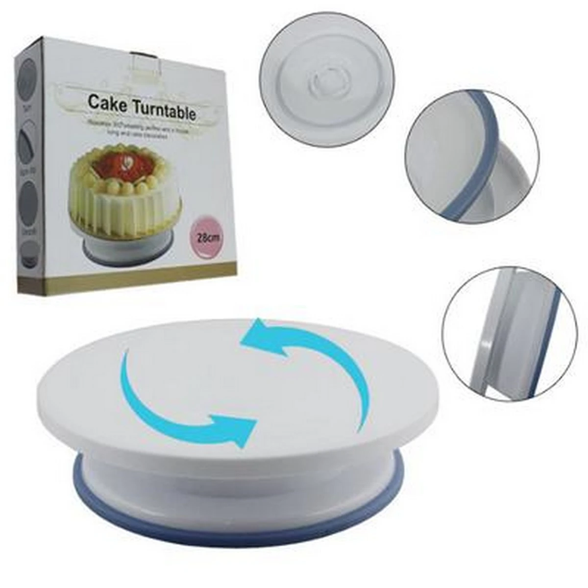 Turntable 360 Degree Rotating Cake Stand price in Pakistan