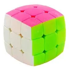 Yuxin Pillowed 3x3x3 Cube Magic Puzzle Sticker-less pink Magical Cube 3×3 Super Smooth Professional Educational Toys price in Pakistan