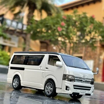 Toy Toyota Hiace Van Model Toyota Hiace Van Diecast Metal Toyota Hiace Model Van 132 price in Pakistan