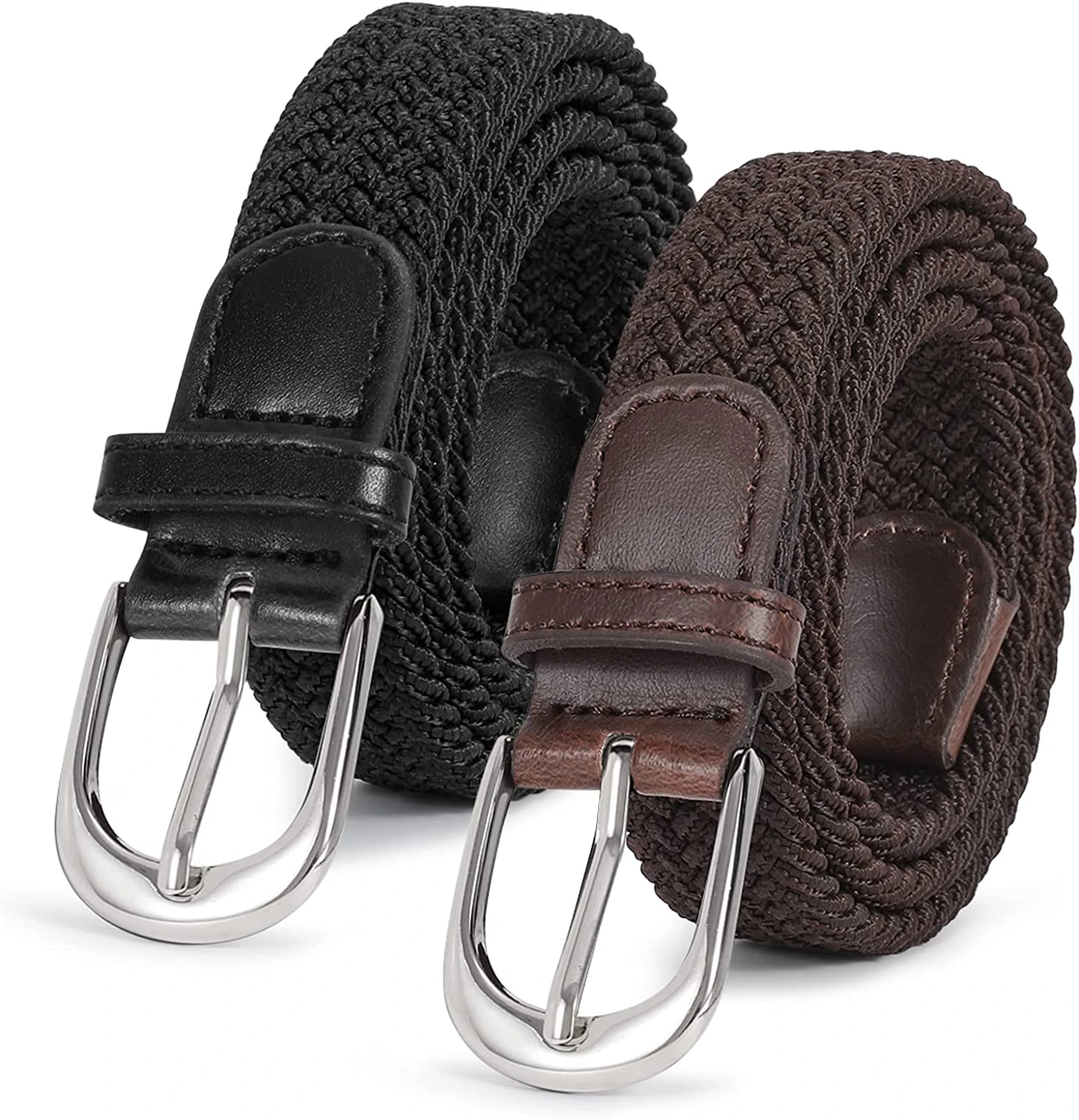 Real Rushed Adult Solid Casual Stretchable Adjustable Woven Elastic Belt for Mens, Women’s Child Belts Multicolour price in Pakistan