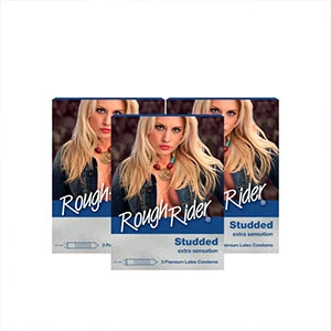 Rough Rider® Studded Condoms 3’s [BUNDLE OF 3 BOXES] price in Pakistan
