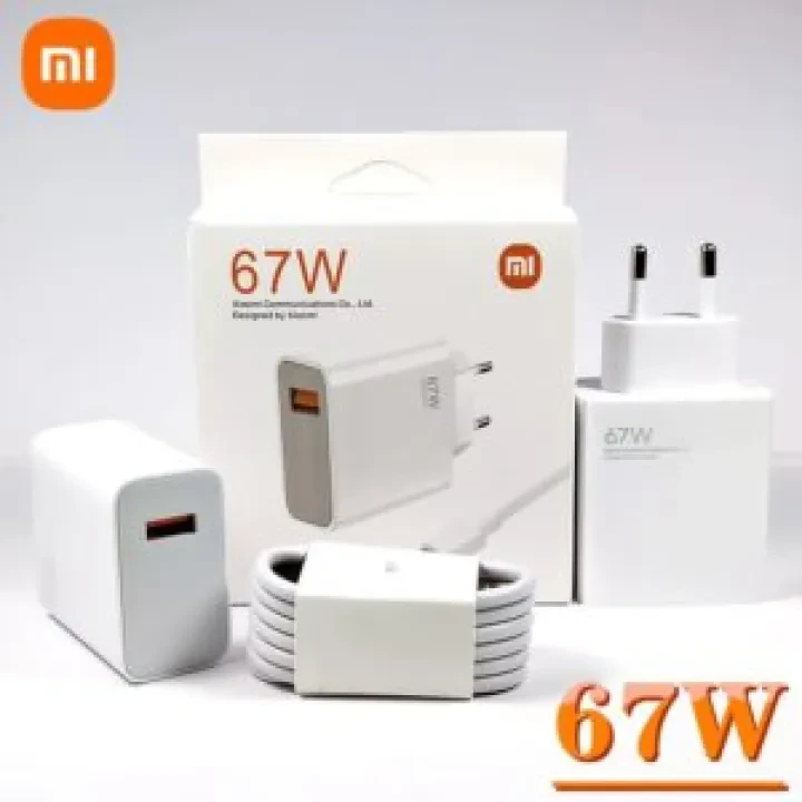 Xiaomi 67W Fast Charger and 6A USB Type C Charging Cable price in Pakistan