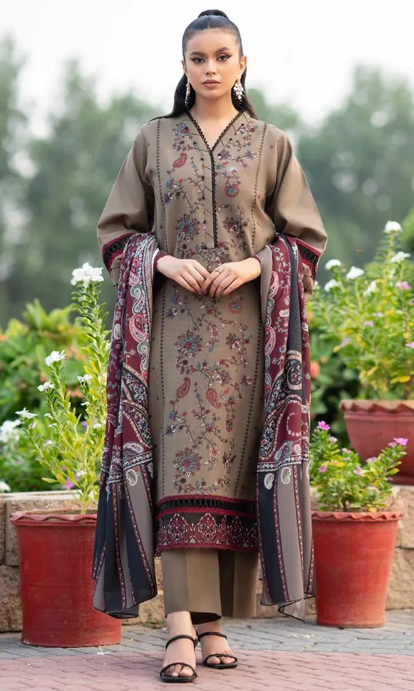 Bareeze – 3PC Lawn Embroidered Suit price in Pakistan