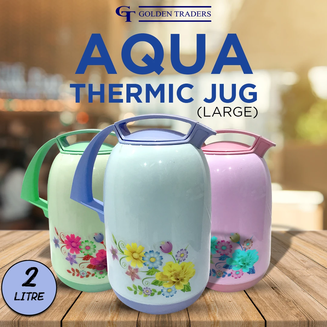 GT Shop Aqua Thermic Jug, 2 Liter, Large, Thermic Water Jug, Multi-Colors price in Pakistan
