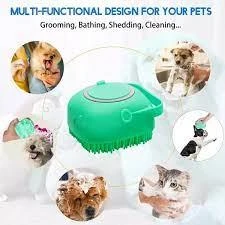 RIWEN Pet Adult Bath Brush Yellow Soft Silicone Comb Dogs Cats Massage Brush Shower Hair Removal Comb CleaningRIWEN Pet Adult Bath Brush Yellow Soft Silicone Comb Dogs Cats Massage Brush Shower Hair Removal Comb Cleaning price in Pakistan
