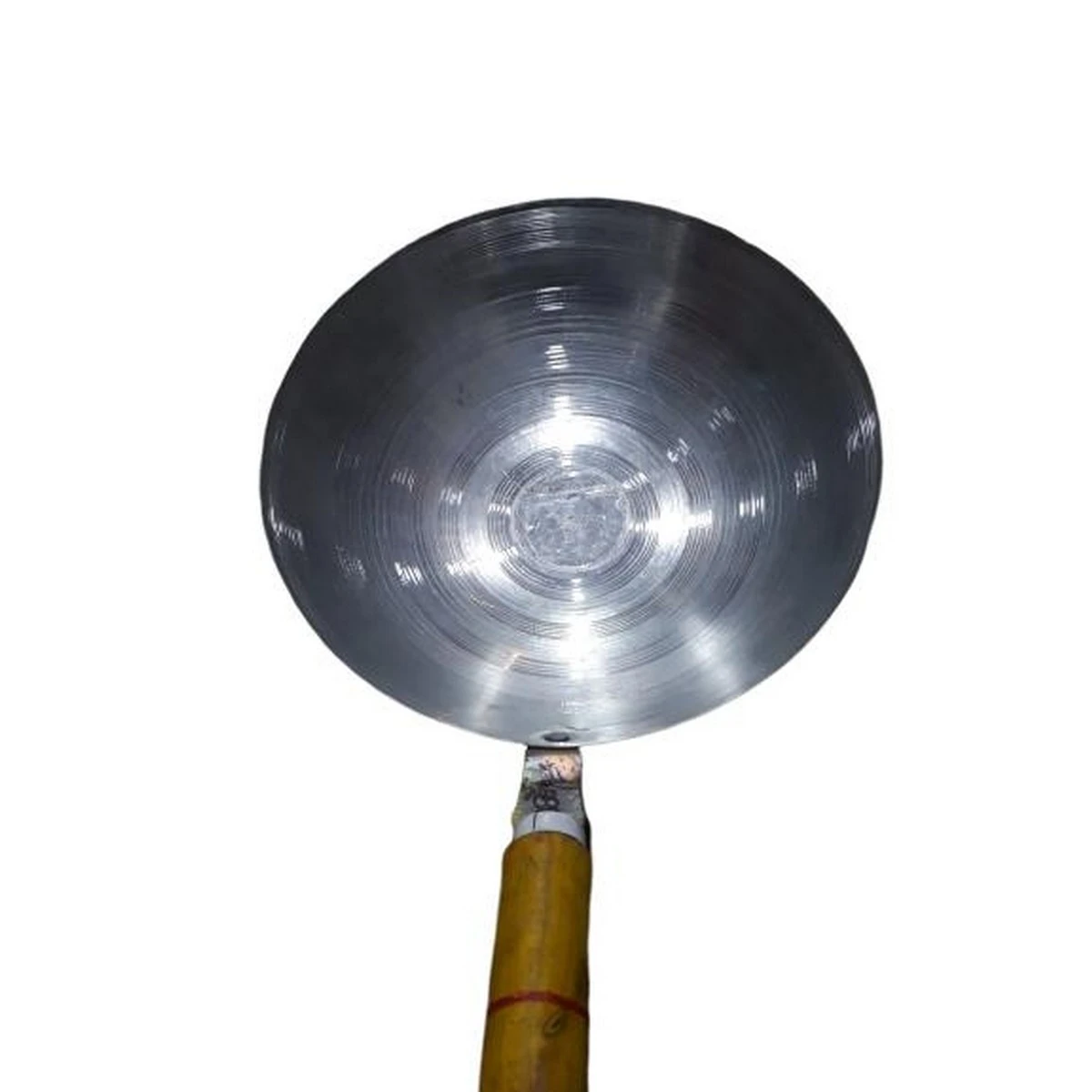 Frying Wok Metal Karahi Pan Iron Karahi With Single Wooden Handle Frying Pot Frying Pan price in Pakistan