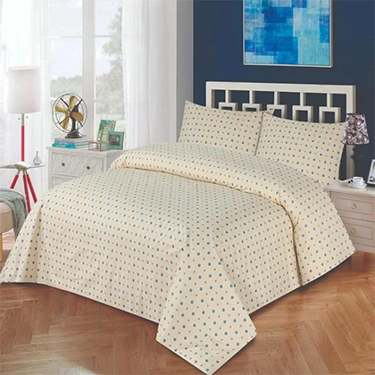 Pure Cotton Sating Export Quality King Size Bedsheet BFHA730 (B) price in Pakistan