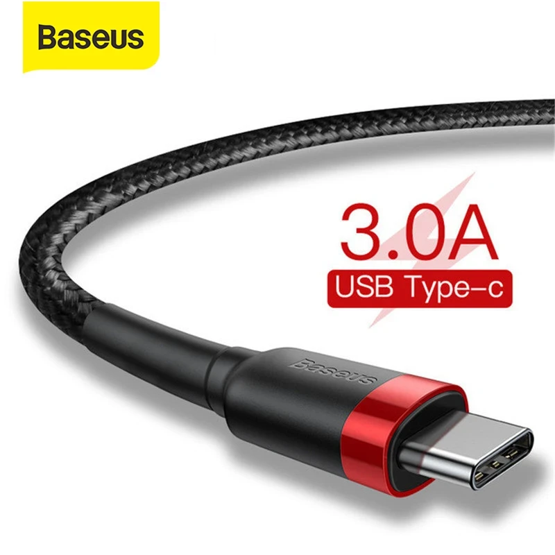 Baseus USB Type C Cable for xiaomi mi 9 max3 USB-C Mobile Phone Fast Charging Type-C Cable for Samsung Galaxy S10 S8 Plus price in Pakistan