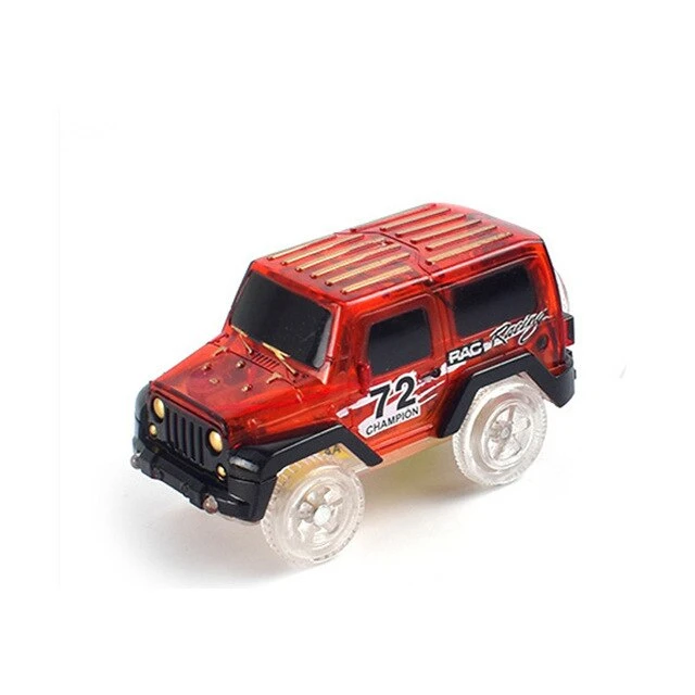 LED Light up Electric Mini Race Car Truck Magic Track Kids Toy Christmas Gift price in Pakistan