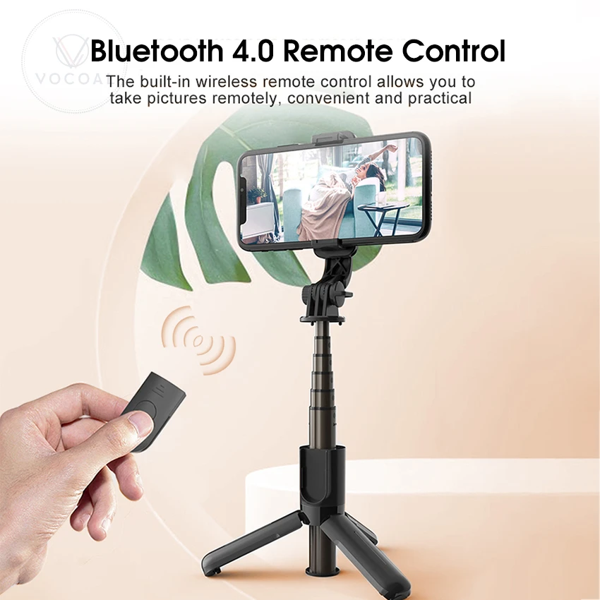 Vocoal Mobile Phone Tripods Phone Tripods Selfie Stick Camera Mobile Live Tripods 4.0 Bluetooth Remote Control Adjustable price in Pakistan