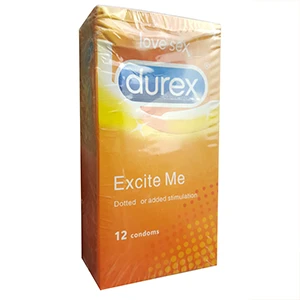 Durex Love Excite Me Dotted Condoms 12 Pieces Box price in Pakistan