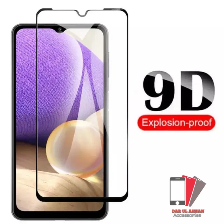Samsung galaxy A02  A02s 9D Glass Screen Protector With cleaning wipes – Curved Edges price in Pakistan