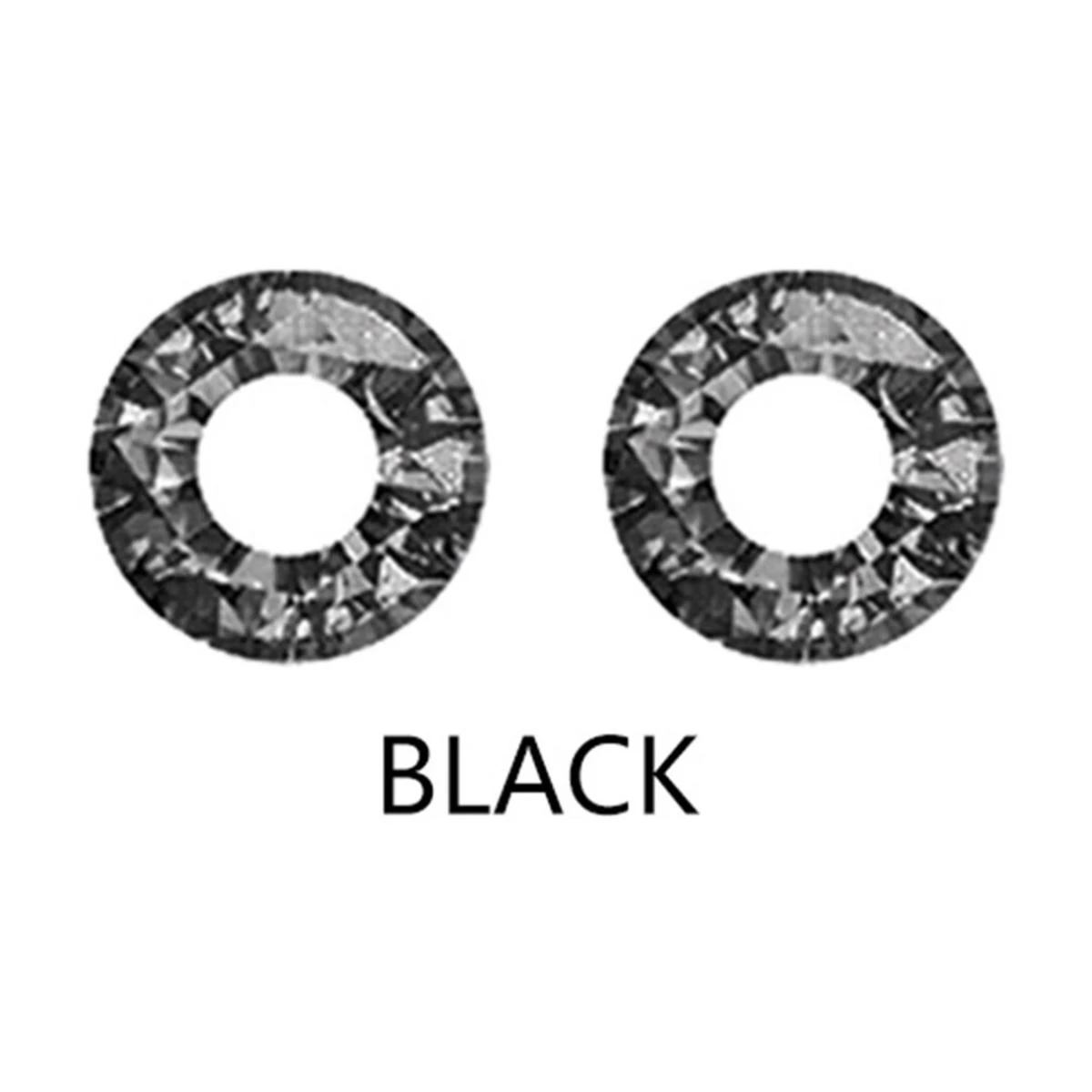 Fashion Color Contact Lens With Diamond Sweety Pattern Cosmetic Contact Lenses Black price in Pakistan