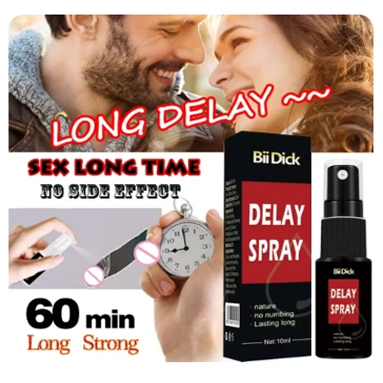 Sex Shop Sex Delay Spray for Man Delay Ejaculation Herb Extend Sex Lasting Long 60 Minutes Fast Erection Climax Flirt Product price in Pakistan