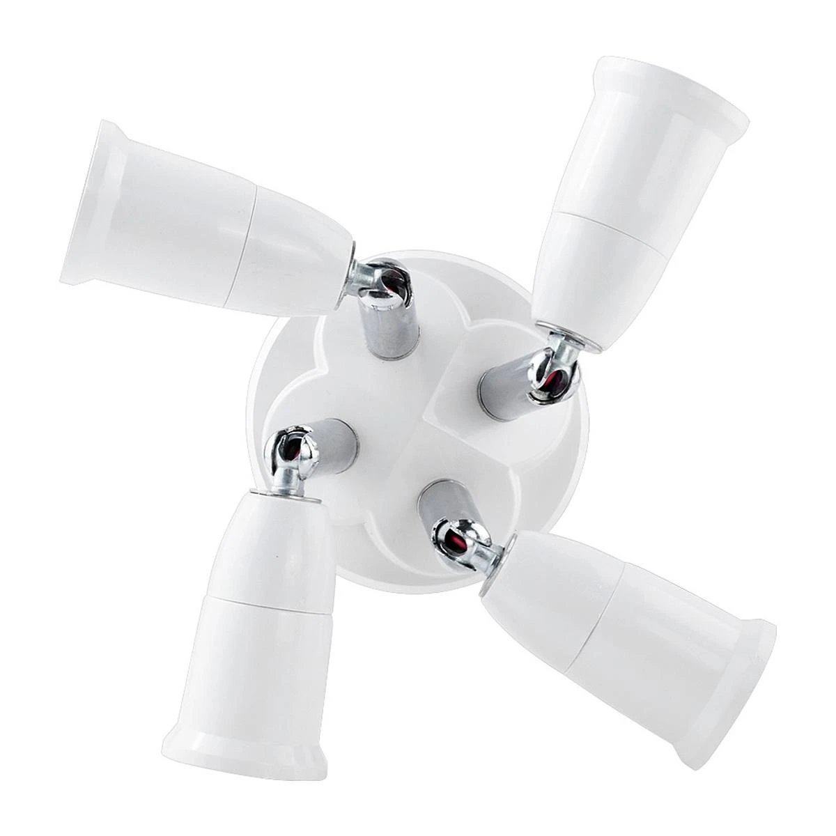 4 way Socket Adapter E27 LED Light Bulb Converts 1 Socket into 4 price in Pakistan