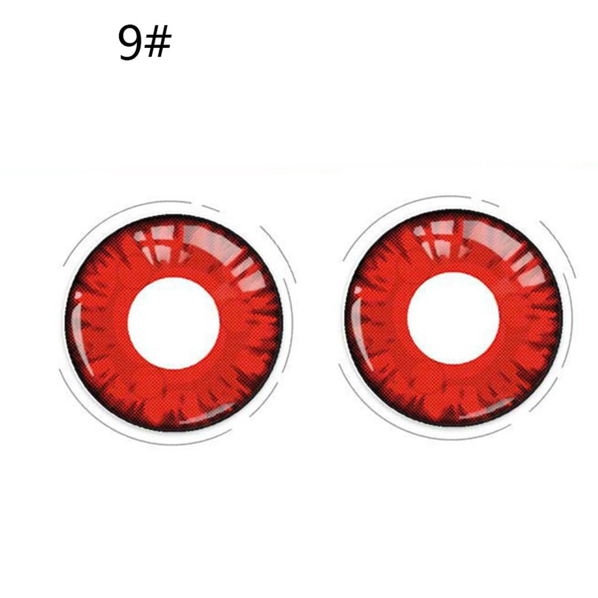 Cosplay Contact Lenses Stage Show Contact Lens Eyes Cosmetic Contact Lens 9# price in Pakistan