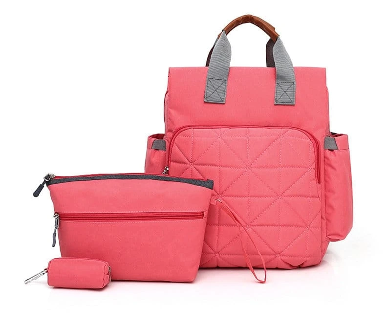Baby Diaper Bag 3 in 1 Nappy Stroller Mommy Mummy backpack price in Pakistan