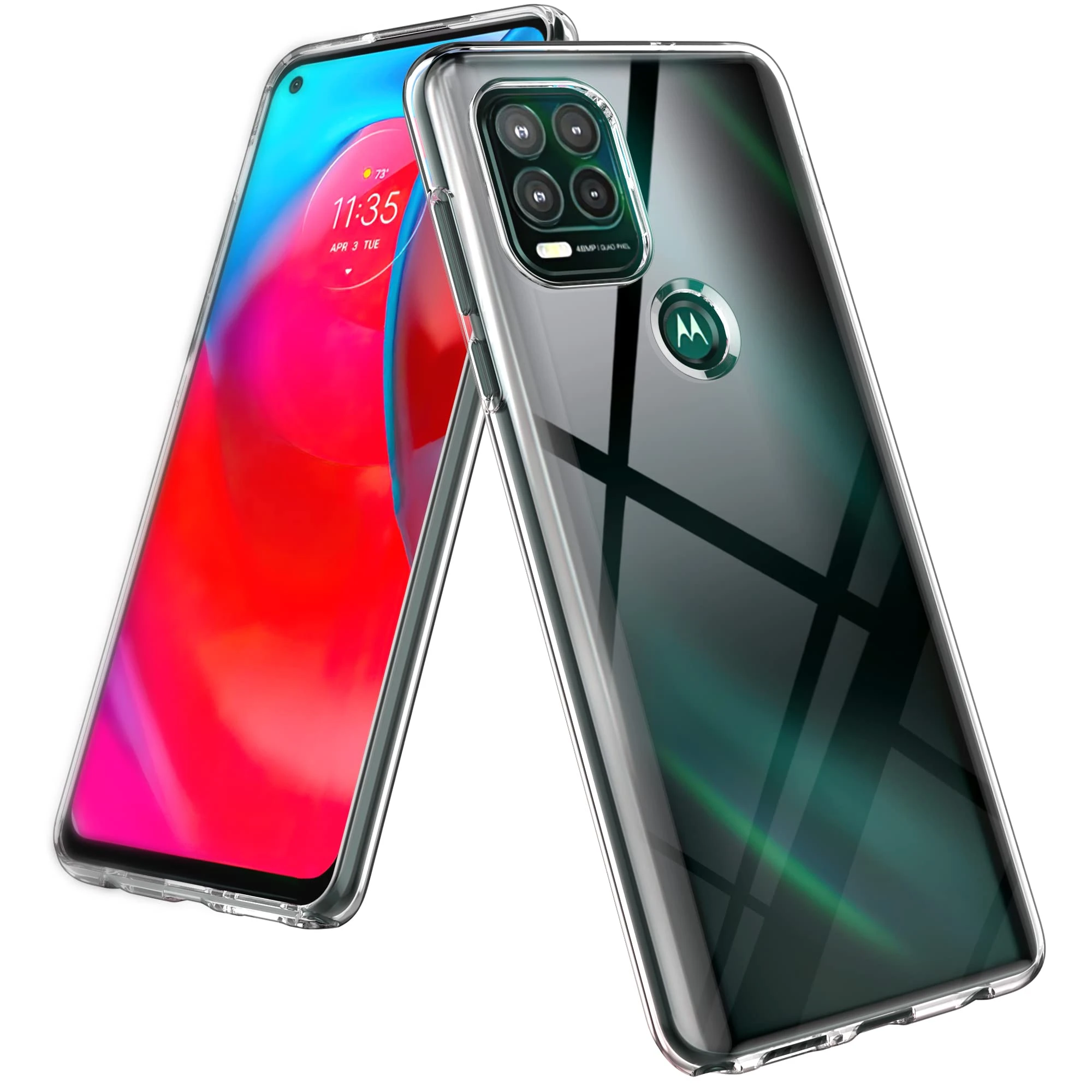 Motorola Moto G Stylus 5G 2021 (6.8inches) Back Cover Crystal Transparent Soft Clear Silicon Ultra Thin Protective Case price in Pakistan