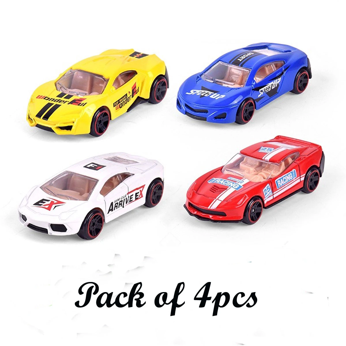 4pcs Freely move Car toy for kids children play vehicles price in Pakistan