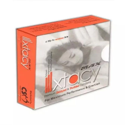 Pack of 3 Xtacy Max Delayed Condoms price in Pakistan
