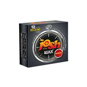 Josh Max Condoms – Pack (12 X 3s) price in Pakistan
