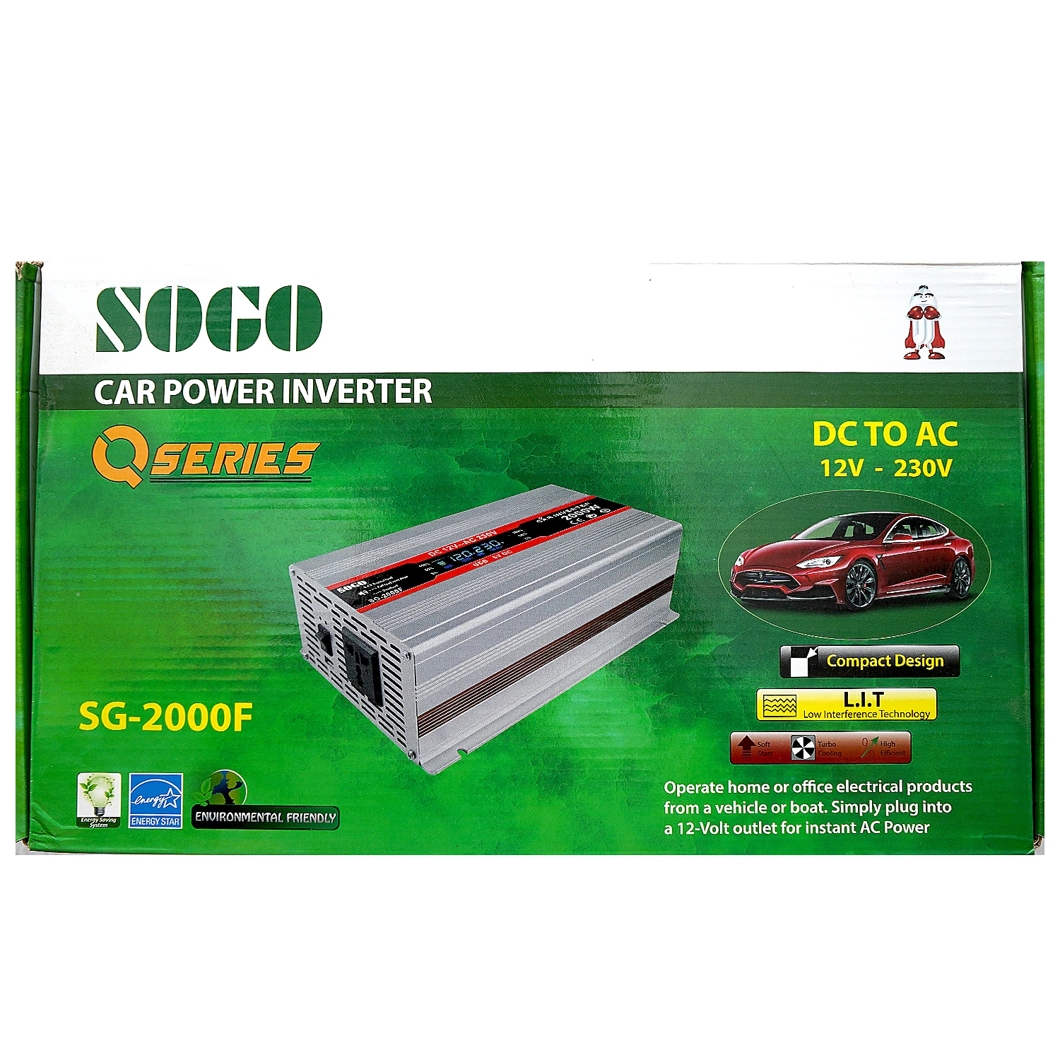 12v 2000w Inverter dc to ac , 12v 2000w converter from DC current to ac current price in Pakistan