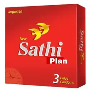 Sathi Plain 3 Delay Condoms price in Pakistan
