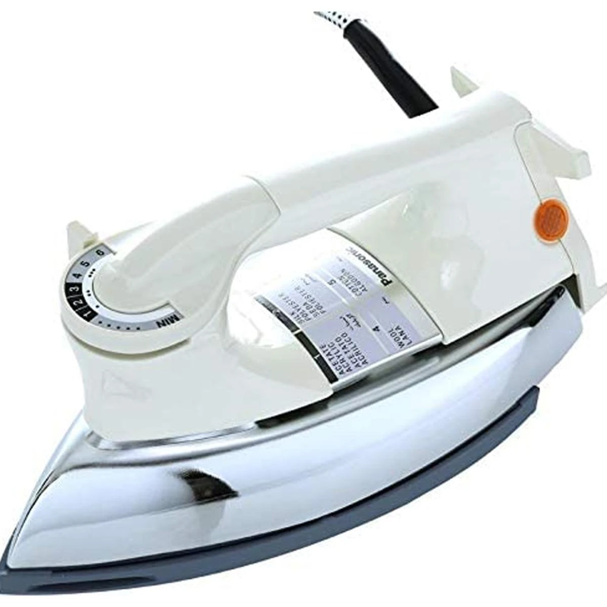 Panasonic 1 – 1000W Non-Stick Soleplate Dry Iron NI22AWT White price in Pakistan