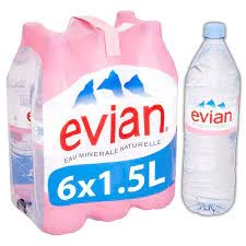 Evian water 1.5 litres (pack of 6) price in Pakistan