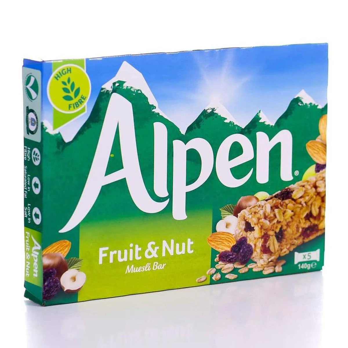 ALPEN CEREAL BARS FRUIT & NUT 5PC 140 GM price in Pakistan