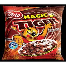Breakfast cereal magic tiger pouch 250gm Imported Malaysia price in Pakistan