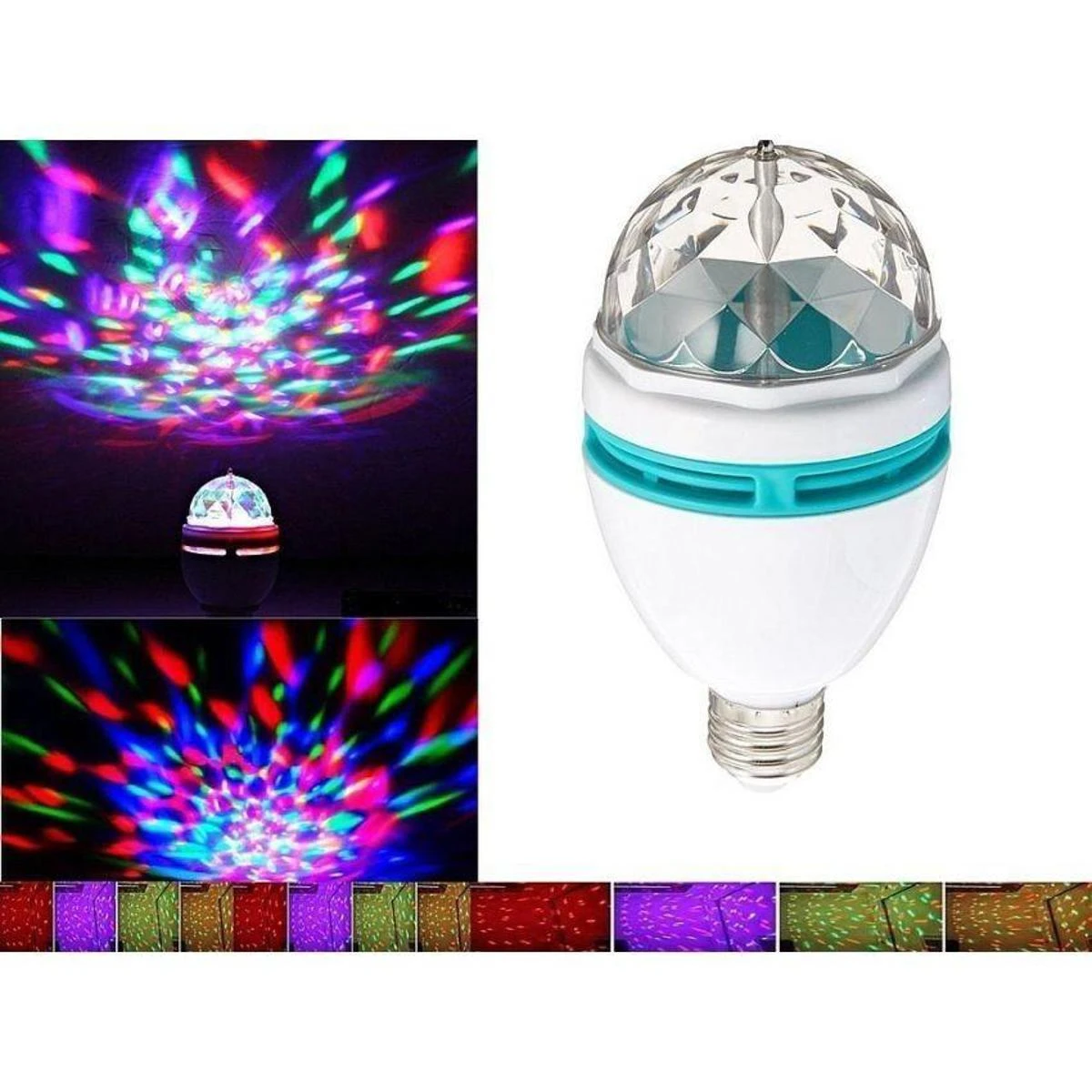3 Pcs Led Full Color Rotating Lamp price in Pakistan