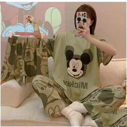 Girls Wear 3 in 1 Korean Loungewear Night Suit For Girls & Women price in Pakistan