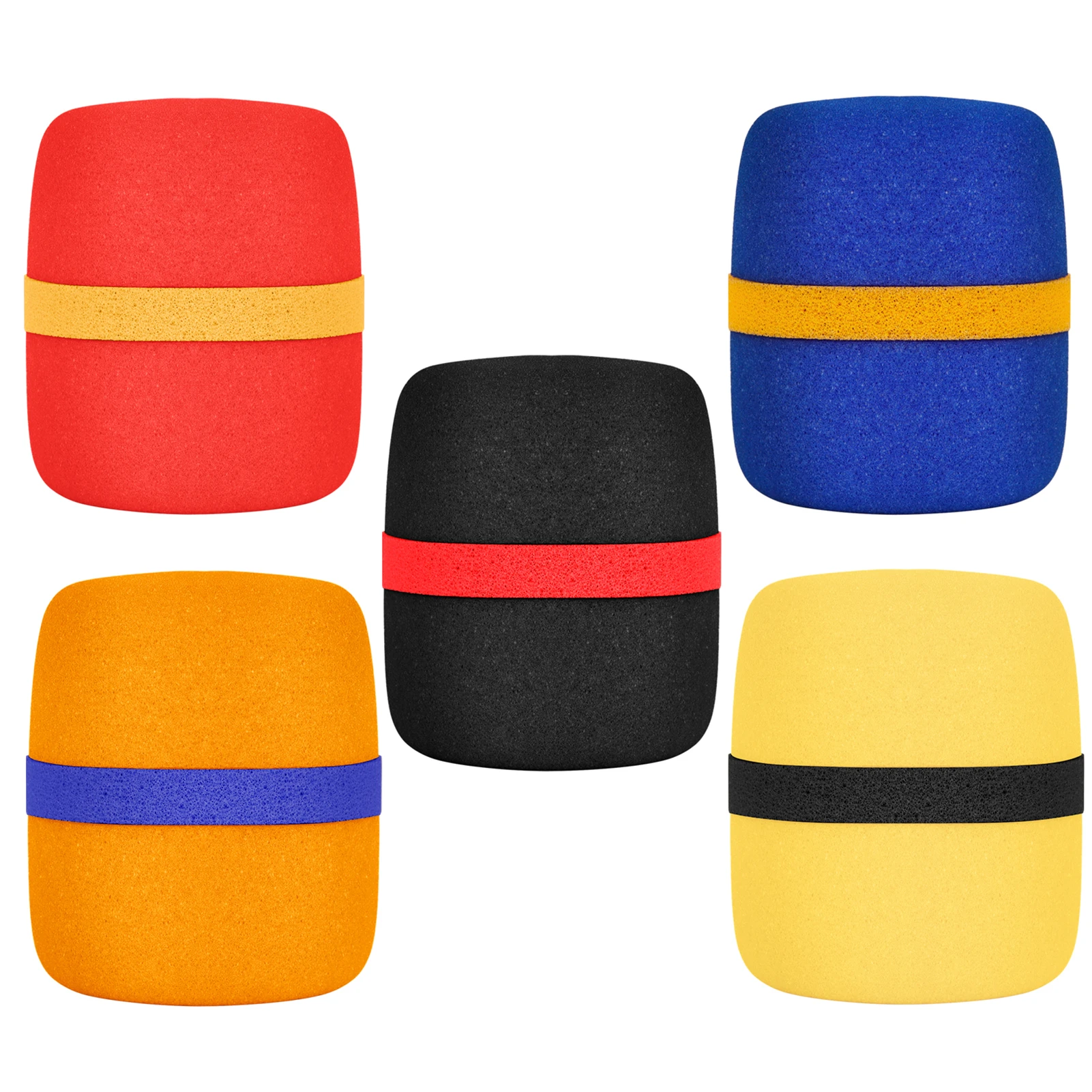 2 PCS Microphone Cover Foam Colourful Foam Mic Windscreen Microphone Windscreen for Recording, Podcasting price in Pakistan