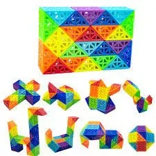 24 Wedges Snake Fidget Toy Cube Twist Colorful Puzzle price in Pakistan