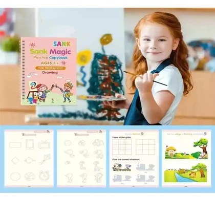 Sank Reusable Practice Copybook for Kids Writing Practice Book price in Pakistan
