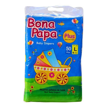 Bona Papa Plus Baby Diapers Large Size 4 price in Pakistan