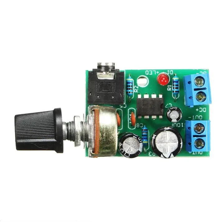 DC 3V-12V LM386 Audio Power Amplifier Board 5V Mini AMP Module Adjustable Volume price in Pakistan