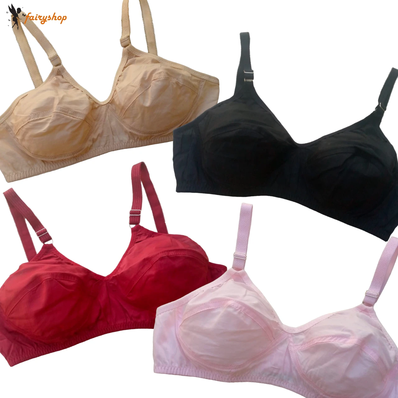 Cotton Lawn Bra Pack Of 2 in Amazing Colors for Girls – JF2 price in Pakistan