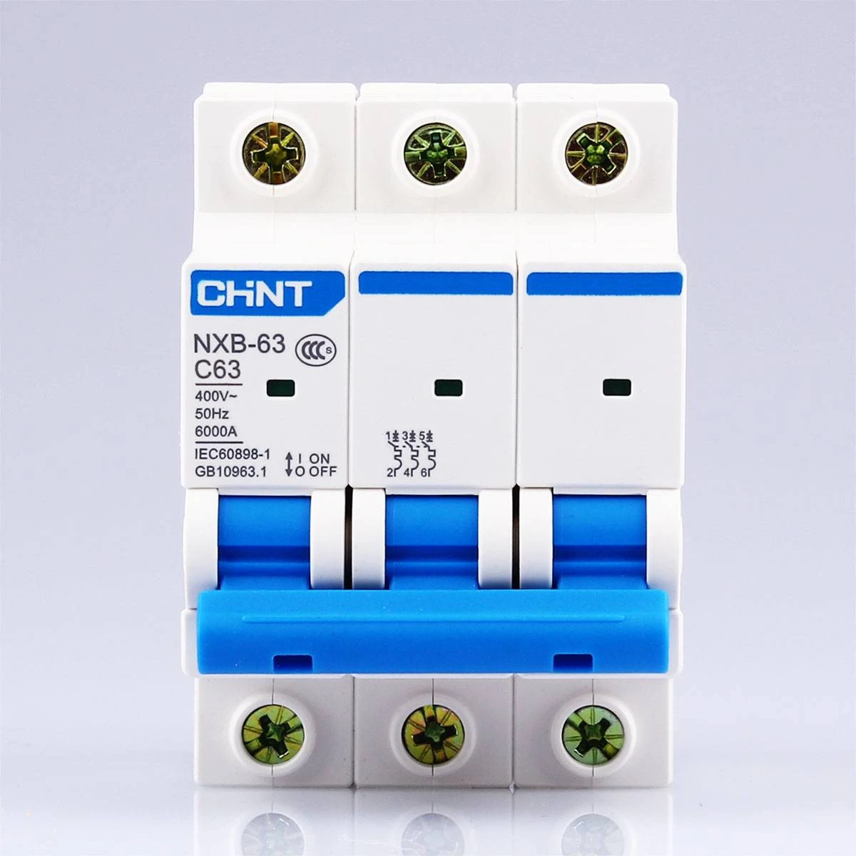 CHINT AC Breaker 3 Pole NXB-63 MCB C10  C16  C20  32C  C40  C63 price in Pakistan