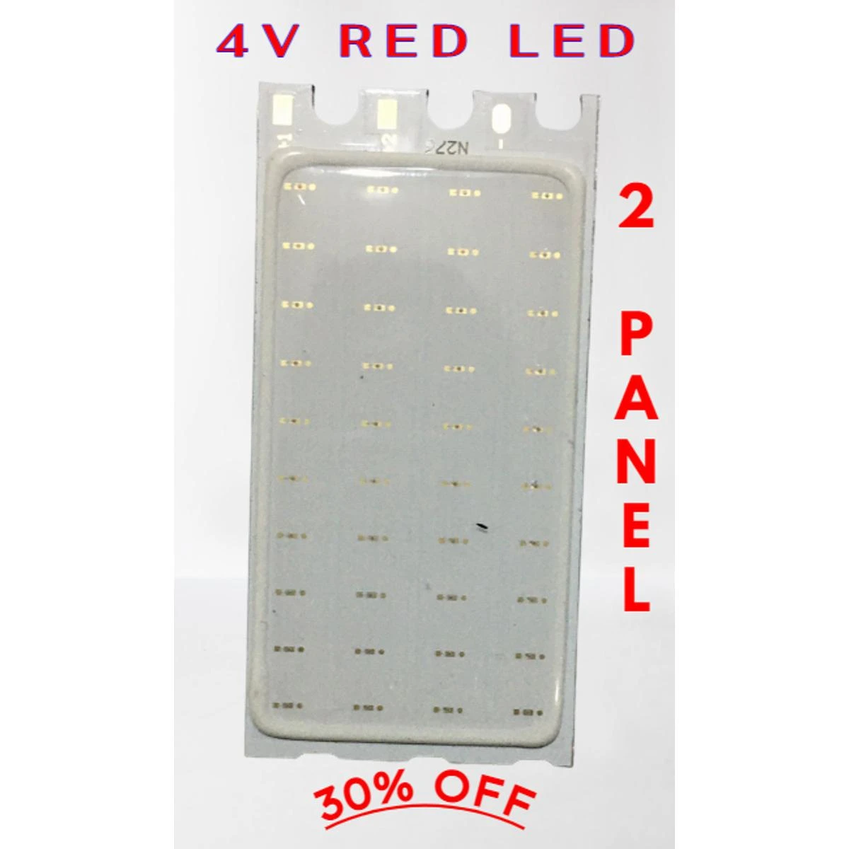 3V TO 6V COB LED RED LED Bulb DIY Lighting 2 Panel Disco use in office car motorcycle price in Pakistan