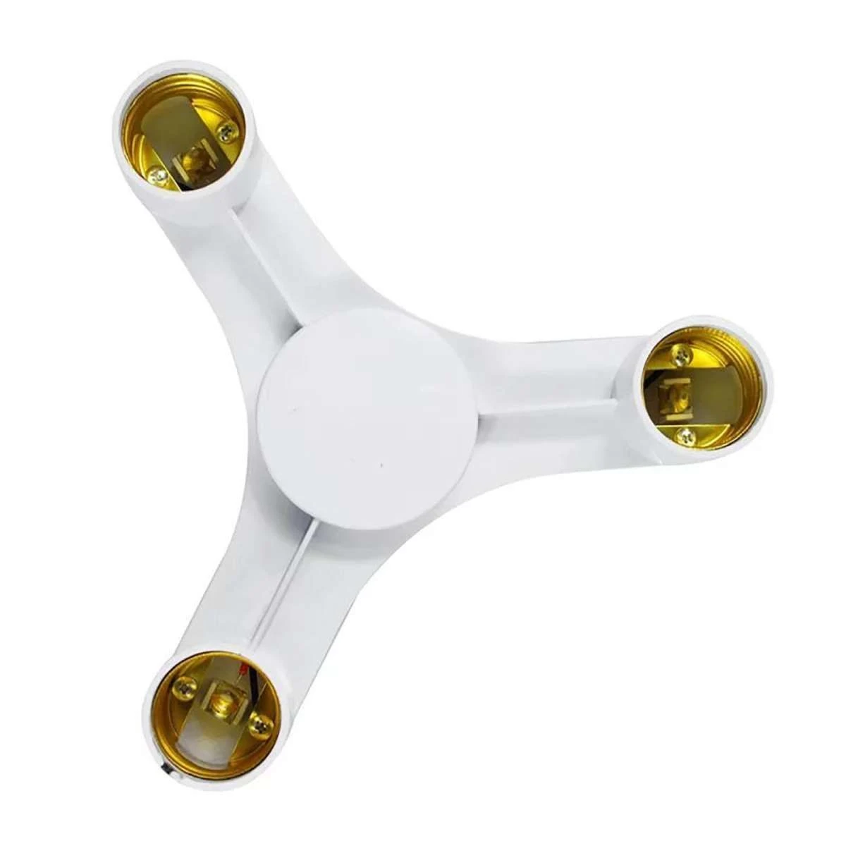 3 in 1 E27 Heads Lamp Bulb Holder Light Base LED Converter Adapter Socket Splitter price in Pakistan